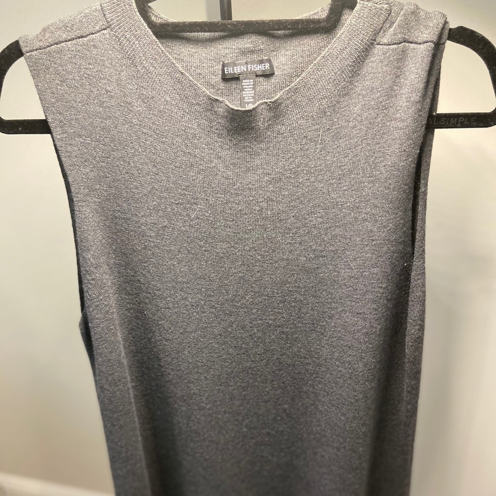 Eileen Fisher sleeveless wool top